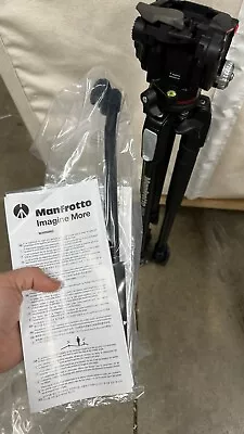 Manfrotto MK190X3-2W Fluid Head Tripod Kit - Black • $319.99