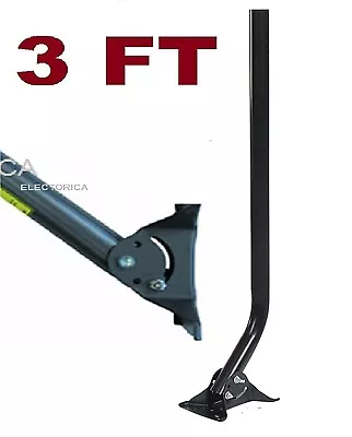 3 Ft J Pole+pipe Hd Antenna Satellite Dish Mount 8 Bay Ota Over The Air Lte Bell • $28.99