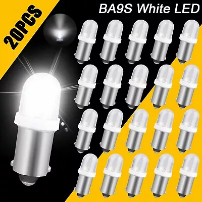 20x Super White BA9S LED Interior Instrument Panel Gauge Dash Light Bulbs 1815 • $8.78