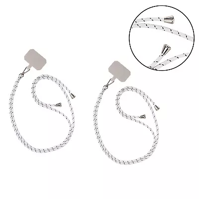 2 Pcs Universal Phone Case Lanyard Cord 160CM Holder Necklace Strap Neck Cable • $9.57