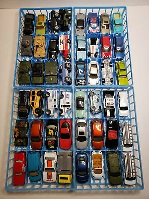 Lot Of 48 Matchbox Diecast Cars In Collectors Case - Nice Mix (Lot4) • $85