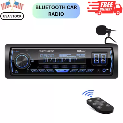 Audio 616UAB Marine Radio Head Unit For Marine Boat Or Car MP3 Bluetooth - NEW • $33.49