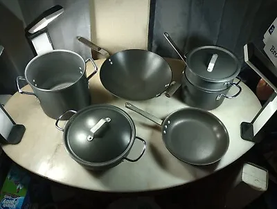 8 PC Vintage Commercial Aluminum Cookware Set Toledo Ohio. Quality Pieces! • $180