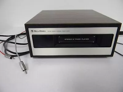 Bell & Howell 8 Track Stereo Tape Player Model 5007-DPF TESTED W/RCA Cables USA • $34.79