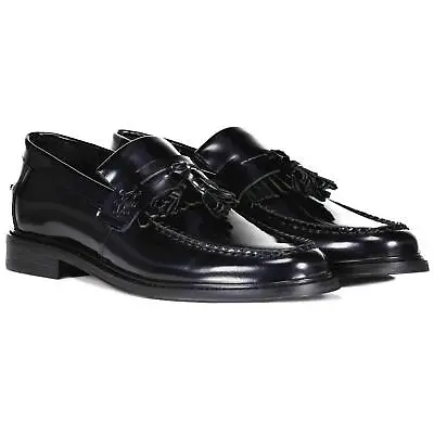 £94.99 • Buy MADCAP MENS MOD RETRO 50s 60s 70s TASSLE LOAFERS Leather Quad Shoes Rock Steady