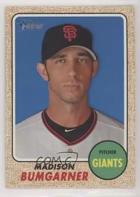 2017 Topps Heritage Madison Bumgarner High Number SP #460.1 • $5.14