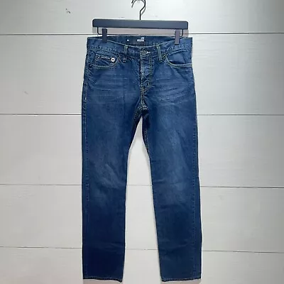 Love Moschino • Men’s Designer Medium Wash Straight Leg Jeans Size 30 • $40