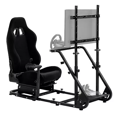 Dardoo Racing Simulator Cockpit With Monitor Stand Seat Fit G29 G27 Thrustmaster • $339.99