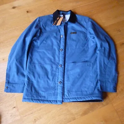 Bench Jacket Men's Size M Blue Chore Fleece Lined NEW BNWT Over Shirt Inc UK P+P • $47.23