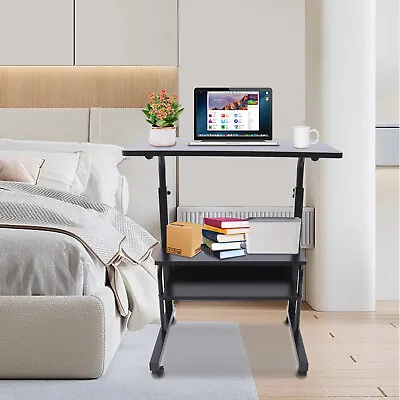 Computer Desk Home Office Desk PC Laptop Table Office Desk With Rolling Wheels • $41