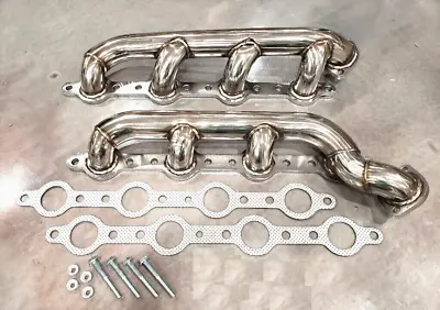 Ford Powerstroke Diesel F250 F350 7.3L 7.3 Polished Stainless Headers Manifolds • $159.98