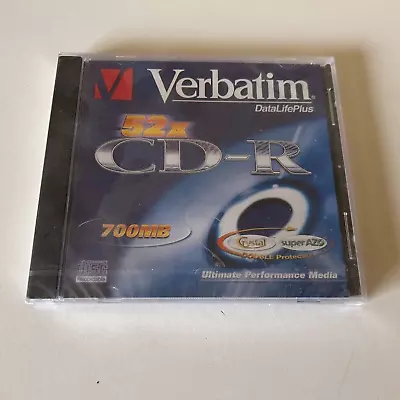 Verbatim CD-R 700MB 52X New Sealed • $9.95