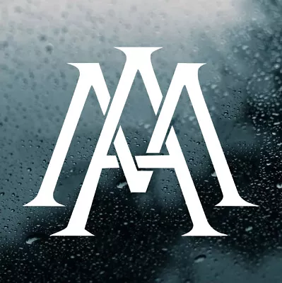 Auspice Maria Monogram Vinyl Decal V4 - Virgin Mary Ave - Die Cut Sticker • $4.99