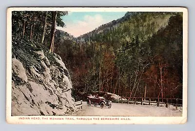NY- New York Indian Head Mohawk Trail Antique Vintage Souvenir Postcard • $7.99