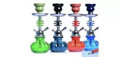 £13.99 • Buy Small 11  Inch 1 Hose Shisha Pipe Shisha Hookah Narghila Free Tip Foil & Coil 