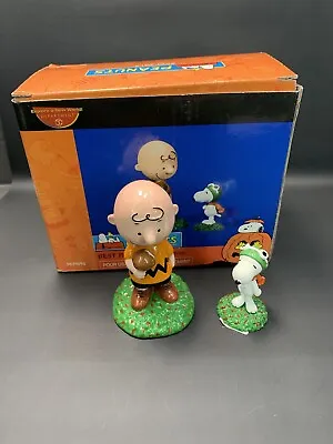 Department 56 Peanuts Halloween Fall Best Pals Charlie Brown Snoopy Figurine • $16