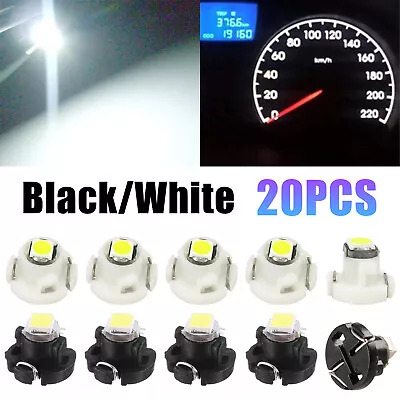 20X White T4/T4.2 Neo Wedge LED Instrument Cluster Dash A/C Climate Light Bulbs • $9.28