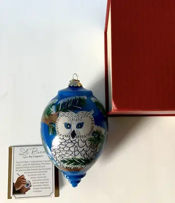 $13.99 • Buy Pier One 2015 Snow Owl Ornament 