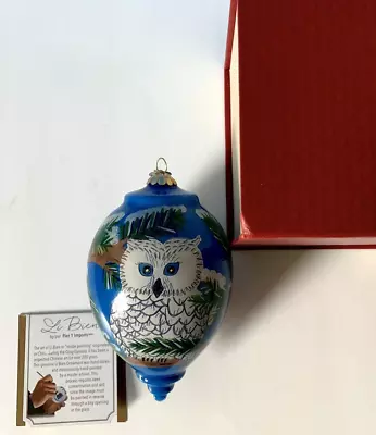 $13.99 • Buy Pier One 2015 Snow Owl Ornament 