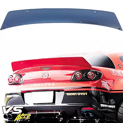 VSaero FRP TKYO Spoiler Wing SE3P For RX-8 Mazda 04-11 Vsaeropart_108954 • $236