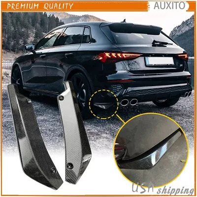 Rear Bumper Universal Diffuser Side Fender Skirt Lip Canard Splitter Protector • $17.99