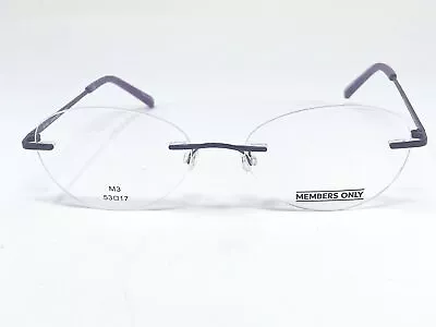 New MEMBERS ONLY M-Type Satin Purple Rimless Womens Eyeglasses Frame 53-17-140 • $44