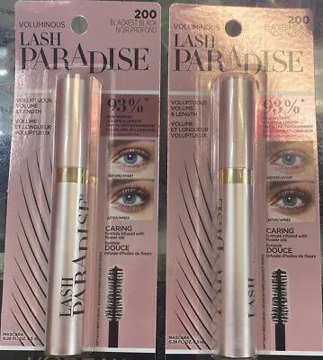 2 L'Oréal Paris Voluminous Lash Paradise Mascara -#200Black • $15