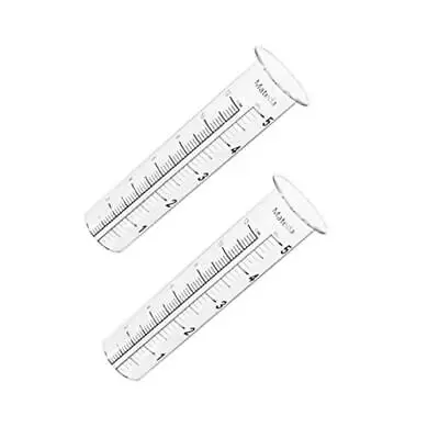 Mateda 5  Capacity Rain Gauge Glass Replacement Tube Lip Design Great For  • $13.92