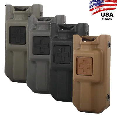 Tactical Molle Tourniquet Pouch First Aid Kit Case Fast Hemostasis Holder Box US • $7.89