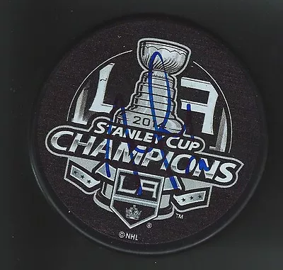 Trevor Lewis Signed Los Angeles Kings 2014 Stanley Cup Champions Puck LA • $39.99