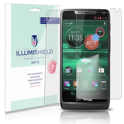 ILLumiShield Matte Screen+Back Protector 3x For Motorola DROID RAZR M (XT907) • $18.65