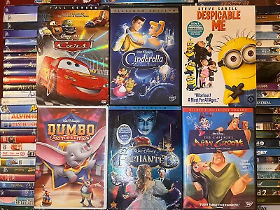 DVDs C- E Titles Pick And Choose  DISNEY PIXAR DREAMWORKS Buy 9 Get 1 FREE SHIP • $5