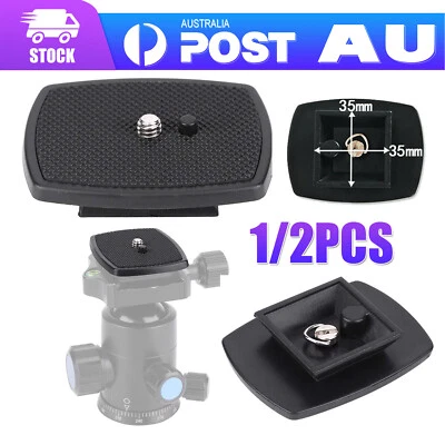 $5.49 • Buy 35*35mm Tripod Quick Release Plate Screw Adapter Mount Head For DSLR Camera AU O