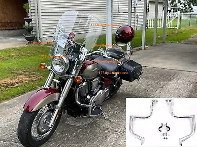 NEW 2PC Highway Engine Guard Crash Bar 4 Kawasaki Vulcan VN900C Custom 06-23 USA • $138