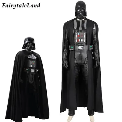 $120.06 • Buy Star Wars Darth Vader Cosplay Costume Full Anakin Sith Lord Outfit With Props