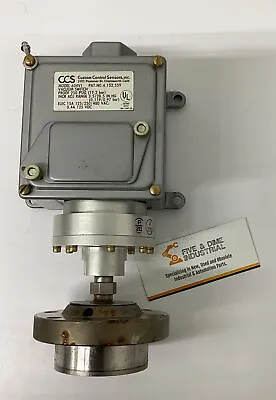 CCS 604V1 Vacuum Pressure Switch W/ ITT Diaphragm (YE246) • $399.99