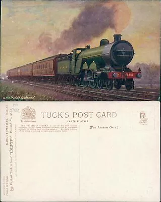 GNR Flying Scotsman Tucks Oilette 9662 Famous Expresses Great Northern Railways • £5.10