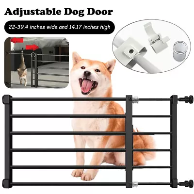 Pet Small Dog Safety Gate Retractable Baby Barrier Door Stair Fence Guard Indoor • £13.99