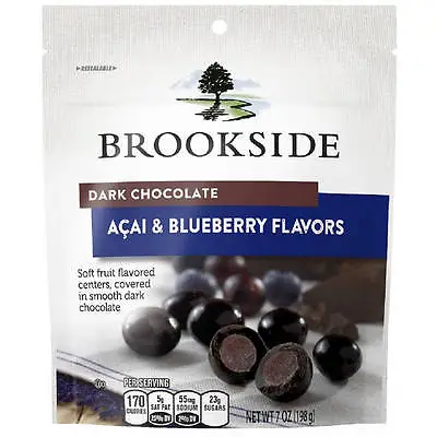 Brookside Dark Chocolate Covered Fruit Juice Antioxidant Snack Candy ~ Pick One • £8.66