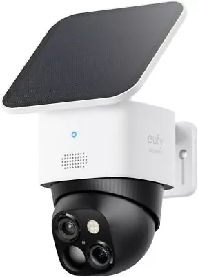 Eufy SoloCam S340 Solar Wireless Security Camera 360° PTZ 3K Dual-Camera |Refurb • $159.99