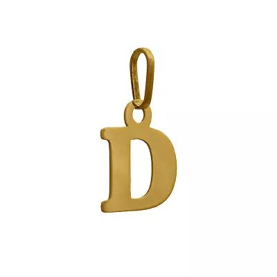 Solid 9ct Gold Initials Alphabet Letters Pendant Charm ABC • £46.80