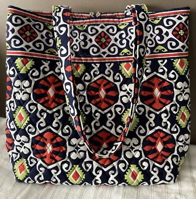 Vera Bradley Sun Valley Pattern Tote Bag 12”x14 • $9.95