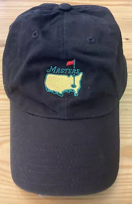 Masters Golf Hat Black Adjustable Cap By American Needle PGA • $29.95