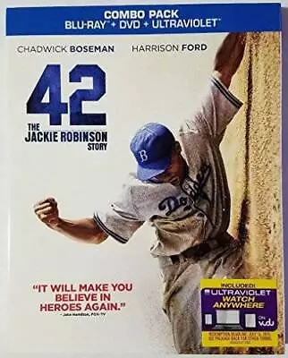 42 (Blu-ray) - Blu-ray By Nicole Beharie - VERY GOOD • $5.60