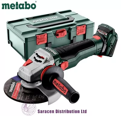 METABO WB 18 LTX BL 15-150 QUICK CORDLESS ANGLE GRINDER 150mm - 601732840 • £265