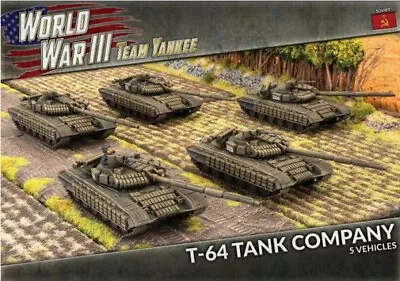 Flames Of War Team Yankee T-64 Tank Company NIB • $45