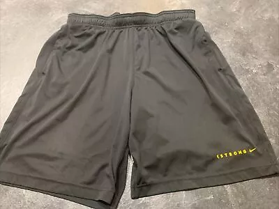 Nike Shorts Mens Medium M Black  Livestrong Running Cycling Training Workout • $12.99