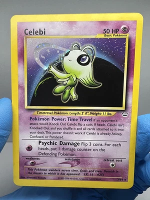 $2.25 • Buy Celebi 3/64 Holo Rare Neo Revelation LP Pokemon TCG