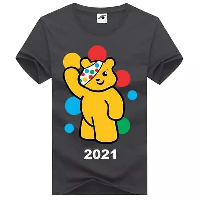 £9.96 • Buy Boys Children In Need 2021 Printed T-Shirts Crew Neck Casual Wear Short Sleeve