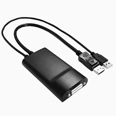 Genuine Active Displayport DP To DVI-D Dual Link Adapter Cable With USB Power  • $157.29